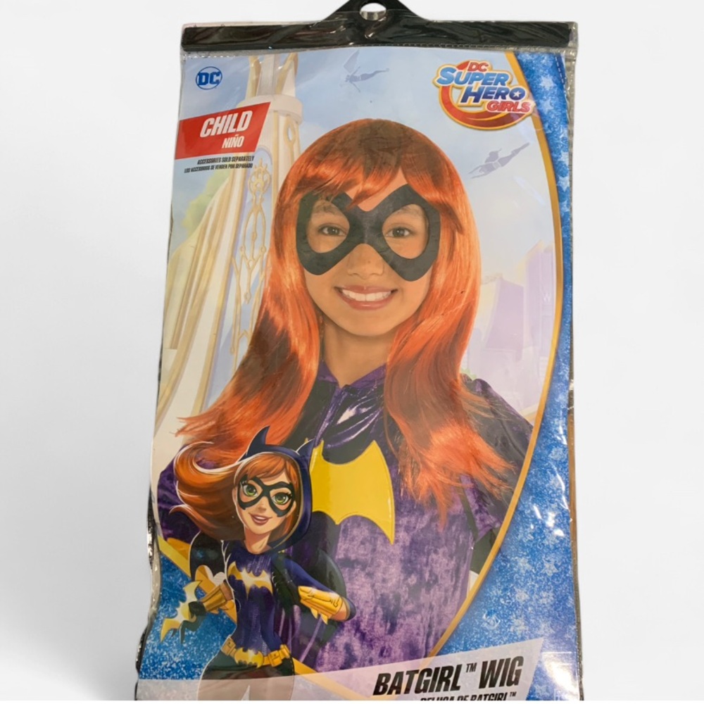 DC COMICS BATGIRL Child WIG Halloween Dress Up SUPER HERO GIRLS New (K359-K360)
